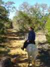 3 Christy and Maya Up the Trail.JPG (78554 bytes)